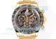 Super Clone Rolex Skeleton Dial Daytona Carbon Bezel Cal.4130 Yellow Gold Watch (2)_th.jpg